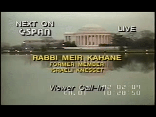 RABBI MEIR KAHANE C SPAN INTERVIEW 00:45:06